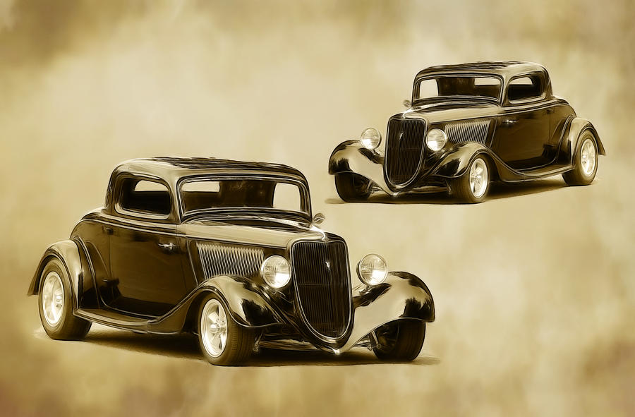 1934 Fords Photograph by Steve McKinzie