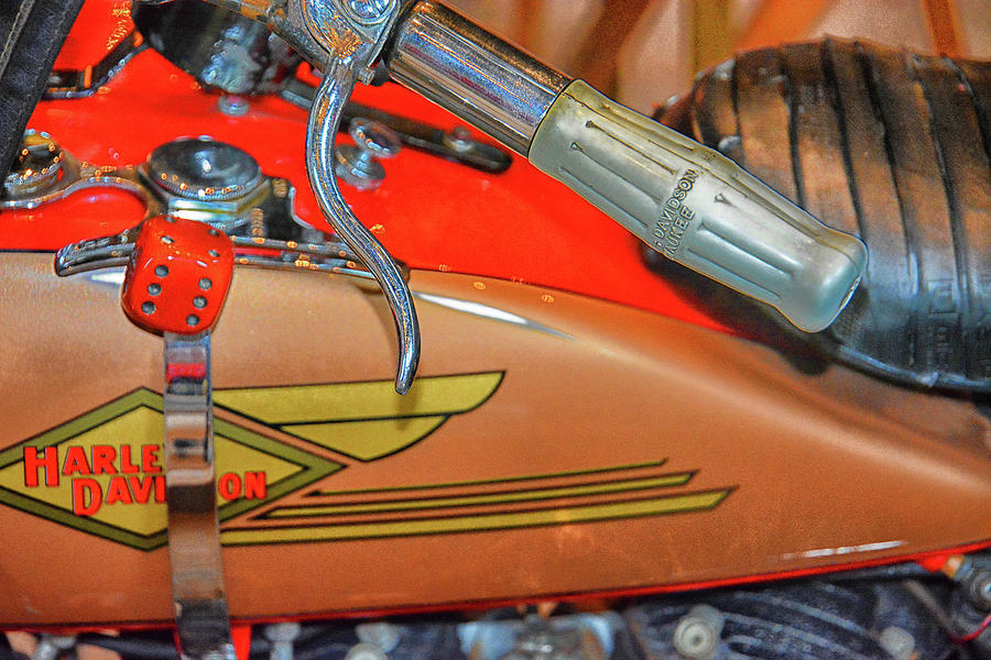 1934 Harley Davidson VLD Photograph by Mike Martin