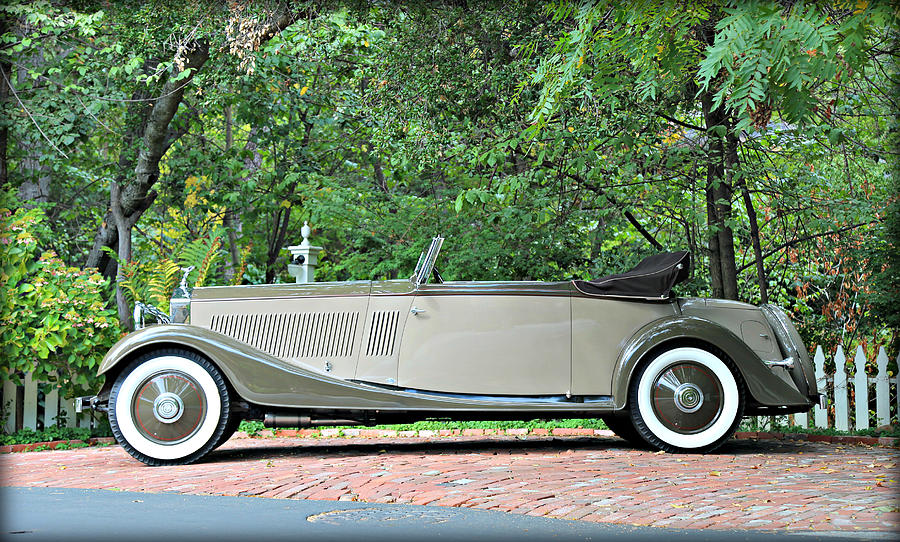 1934 Rolls Royce Kellner Photograph by Steve Natale