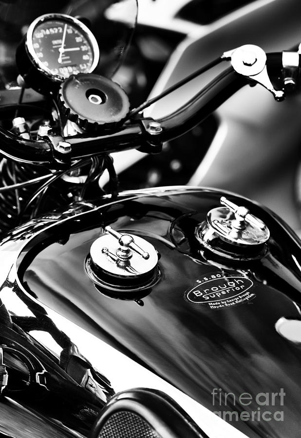 1935 Brough Superior Tank Photograph by Tim Gainey