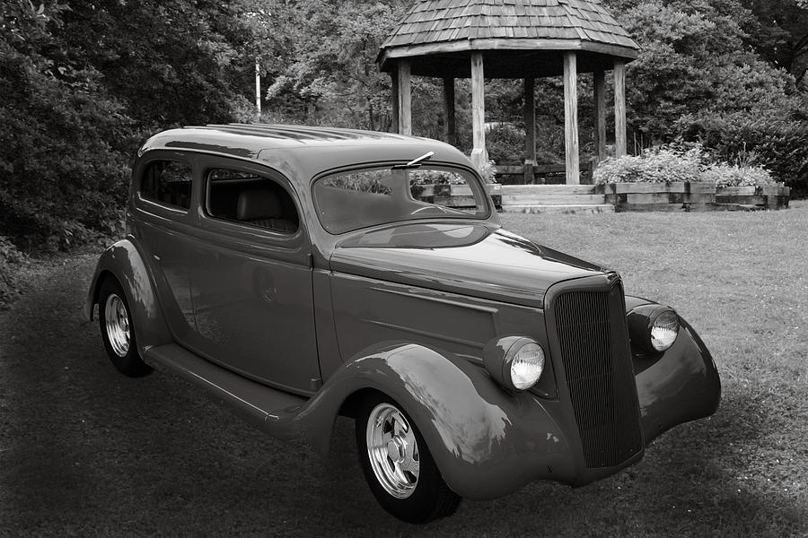 1935 Ford Classic Car Photograph Sepia 7151.01 Photograph by M K Miller