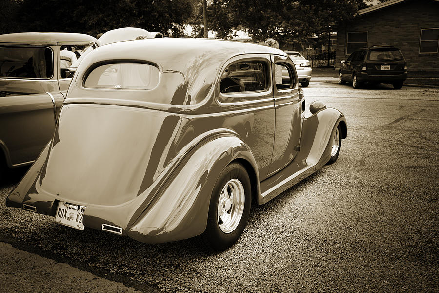 1935 Ford Classic Car Photograph Sepia 7162.01 Photograph by M K Miller