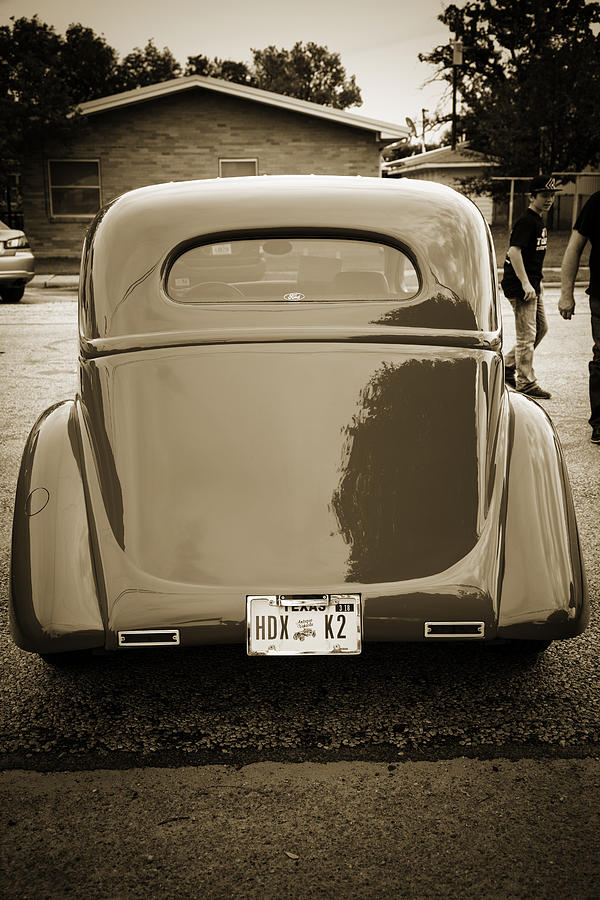 1935 Ford Classic Car Photograph Sepia 7163.01 Photograph by M K Miller