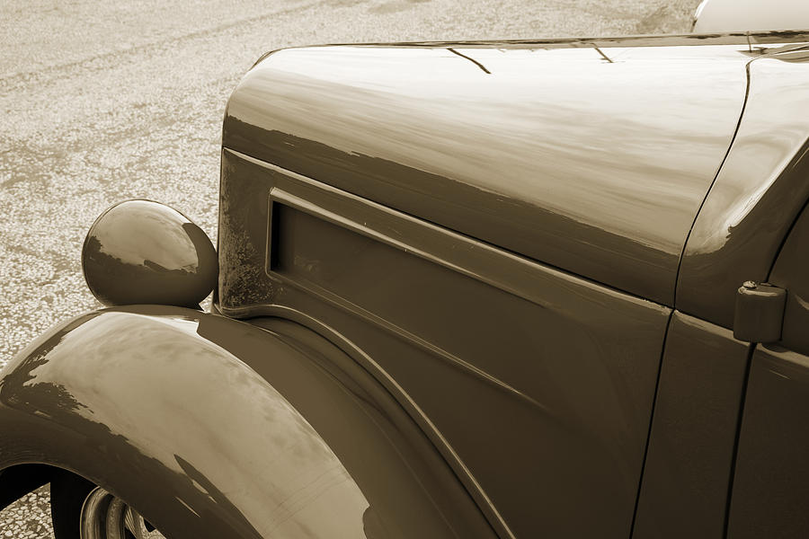 1935 Ford Classic Car Photograph Sepia 7164.01 Photograph by M K Miller