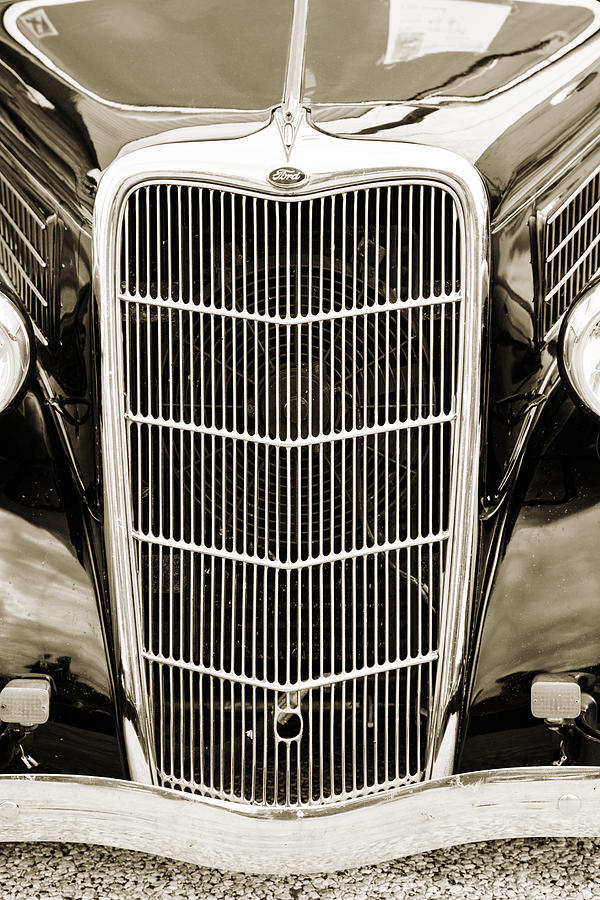 1935 Ford Sedan Vintage Antique Classic Car Art Prints 5063.01 Photograph by M K Miller