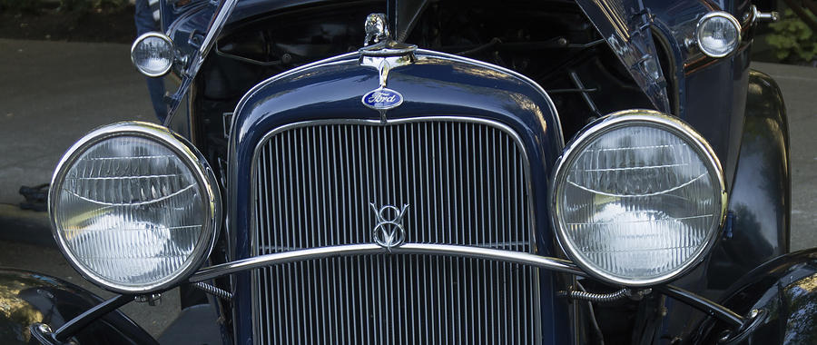 1935 Ford V8 Photograph by Cathy Anderson