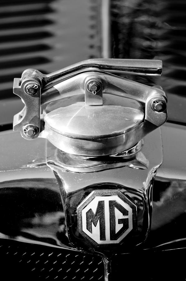1935 MG NA Magnette Hood Ornament 2 Photograph by Jill Reger