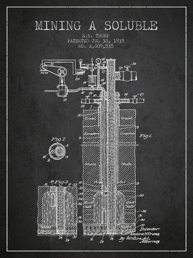 1935 Mining A Soluble Patent En39_cg Digital Art