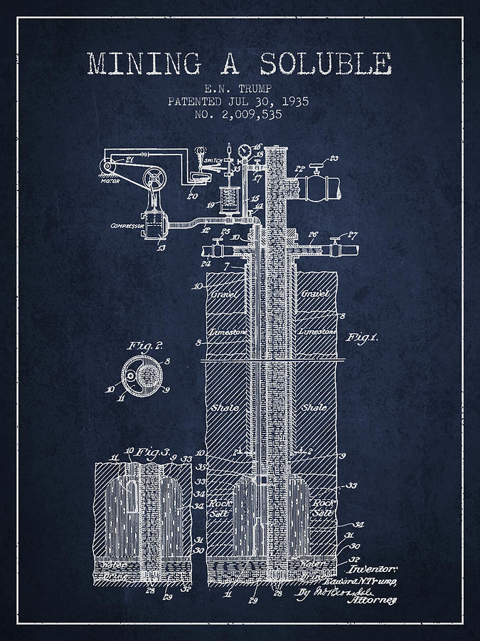 1935 Mining A Soluble Patent En39_nb Digital Art