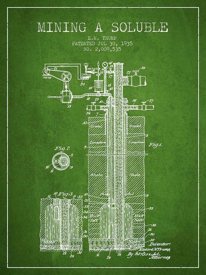 1935 Mining A Soluble Patent En39_pg Digital Art