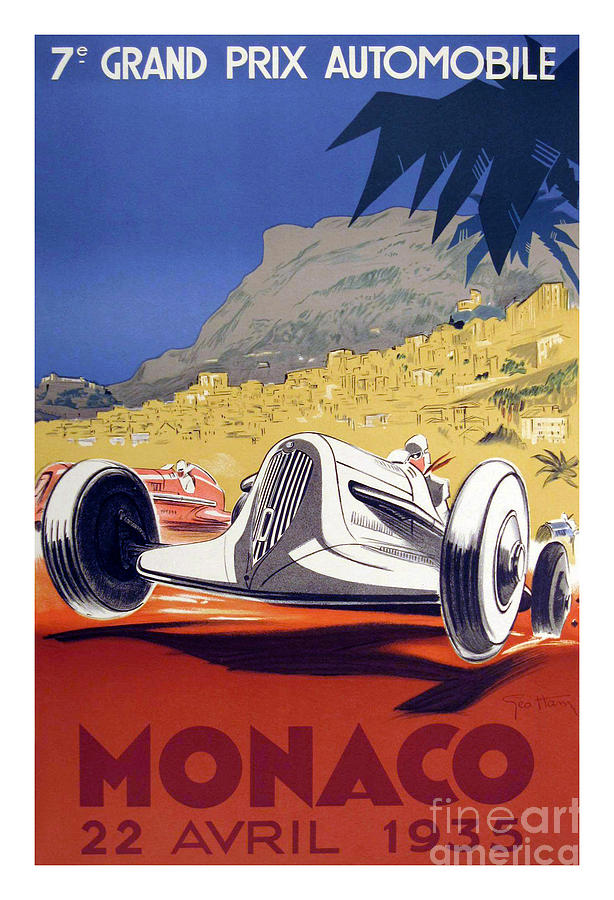 1935 Monaco Grand Prix Photograph by Jon Neidert