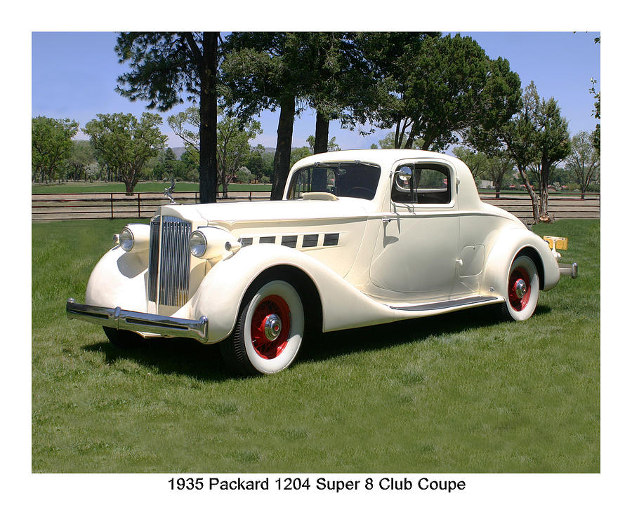 1935 Packard 1204 Super 8 Club Coupe Photograph