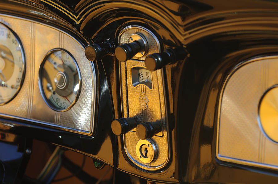 1935 Packard Console Photograph by Jill Reger