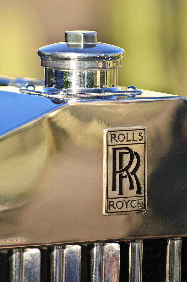 1935 Rolls-Royce Phantom II Hood Ornament Photograph by Jill Reger