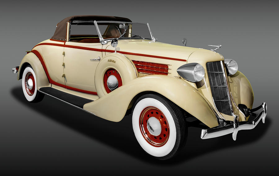 1936 Auburn 654 Cabriolet  -  1936auburncabriolet654fa171778 Photograph by Frank J Benz