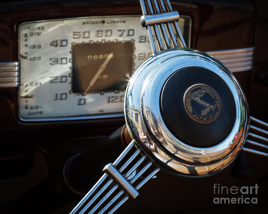 1936 Buick Steering Photograph by Dennis Hedberg