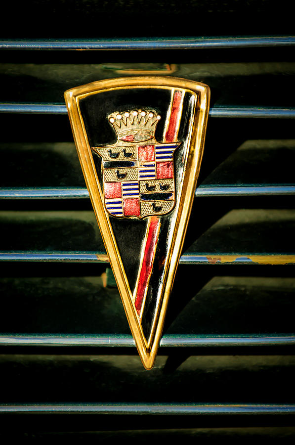 Car Photograph - 1936 Cadillac Fleetwood Emblem by Jill Reger