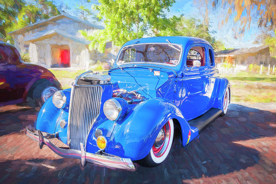 1936 Ford 5 Window Coupe 001 Photograph by Rich Franco