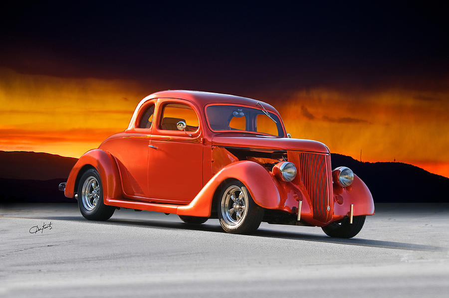 1936 Ford 'Five Window' Coupe Photograph by Dave Koontz - Pixels