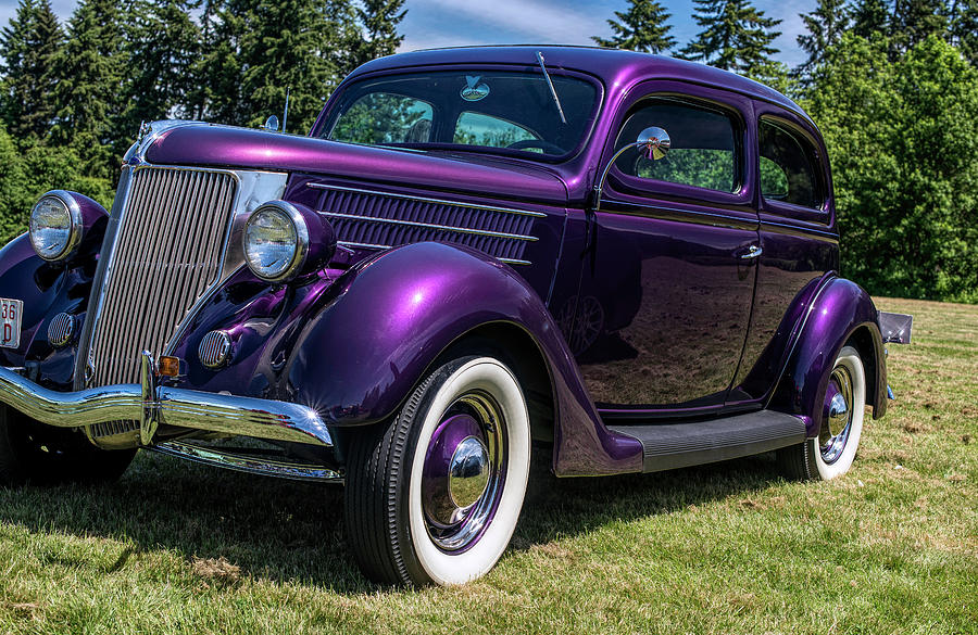 1936 Ford Model 68 Photograph by Greg Sigrist