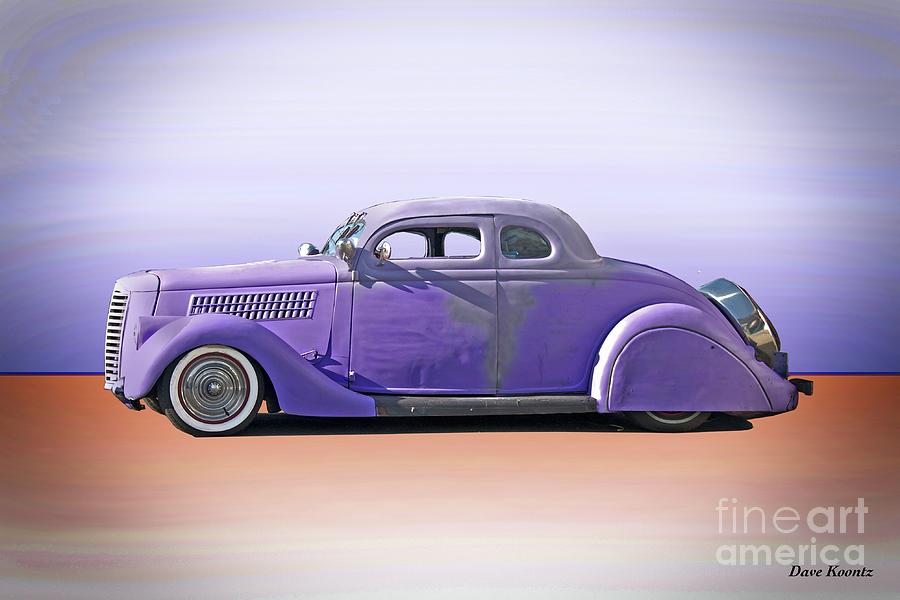 1936 Ford Tail Dragger Custom Coupe Photograph by Dave Koontz