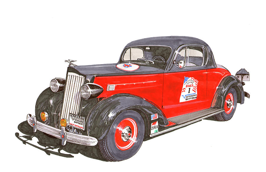 1936 Packard 120 B Coupe Painting