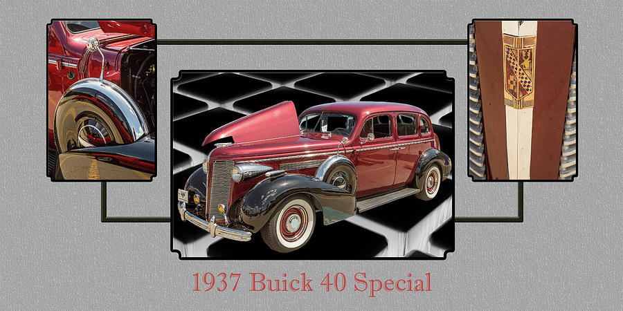 1937 Buick 40 Special 5541.28 Photograph by M K Miller