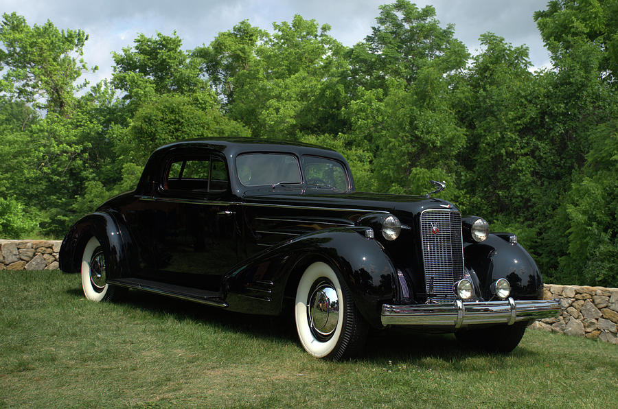 1937 Photograph - 1937 Cadillac V16 Fleetwood Stationary Coupe by Tim McCullough