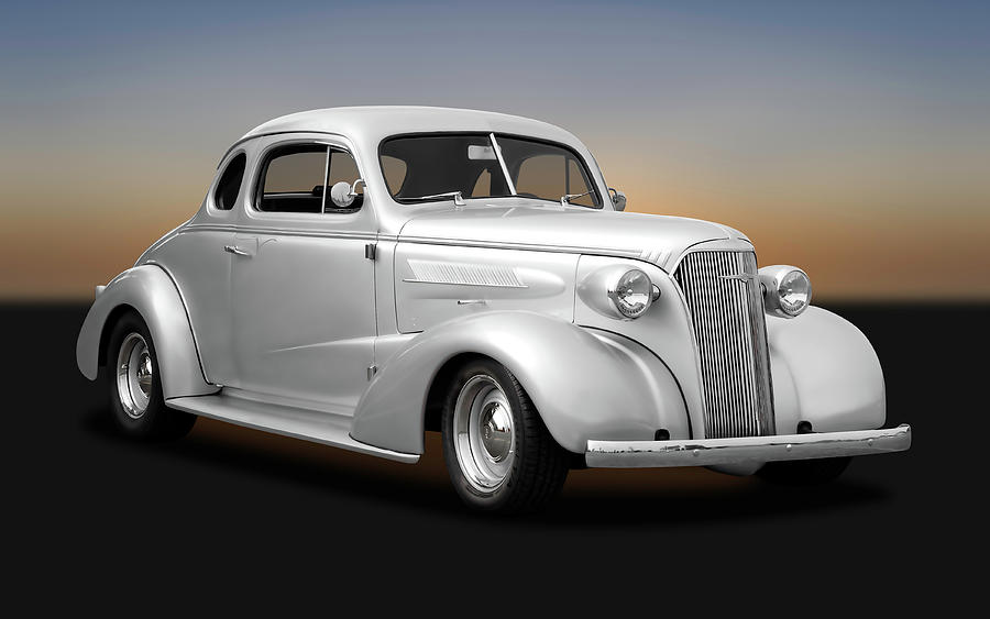1937 Chevrolet Master Deluxe Custom 2 Door Coupe  -  1937CHEVYCOUPE170251 Photograph by Frank J Benz