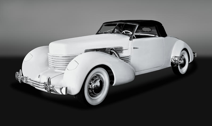 1937 Cord 812 Convertible Coupe   -  1937cordcvcoupegry171681 Photograph by Frank J Benz