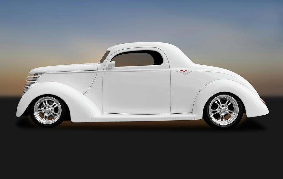 1937 Ford Coupe  -  1937fordcoupe172185 Photograph by Frank J Benz