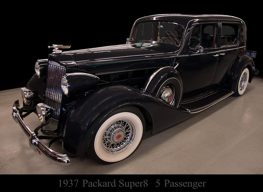 Packard Photograph - 1937 Packard Super 8 by Flees Photos