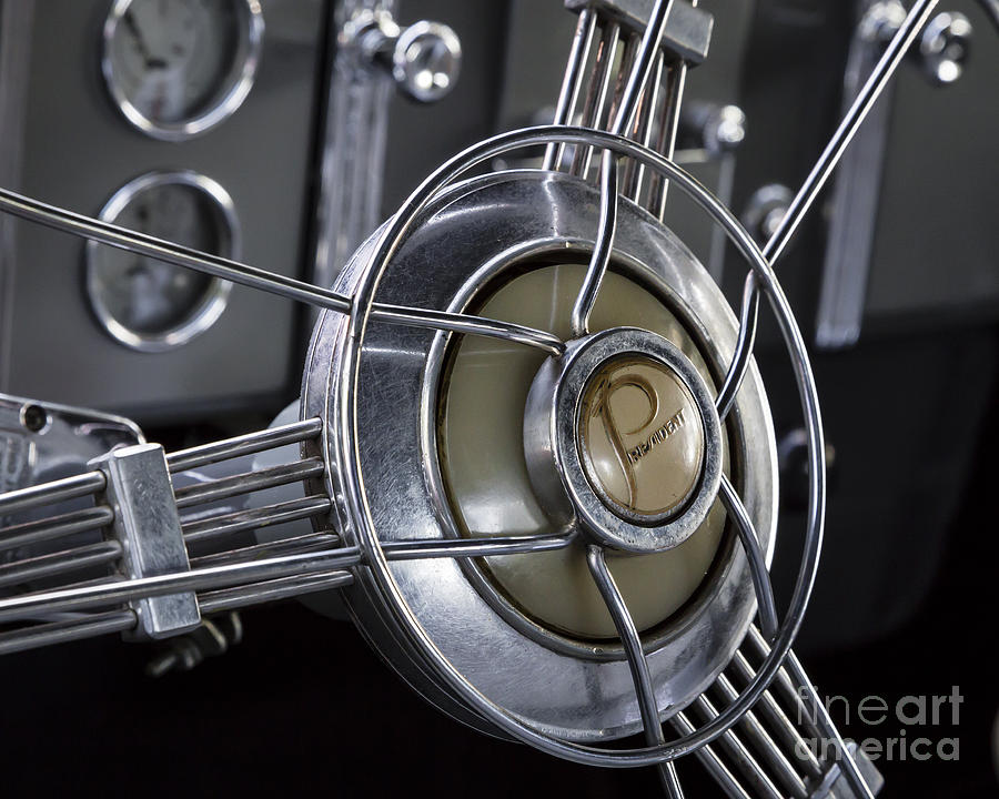 1937 Studebaker Steering Photograph by Dennis Hedberg