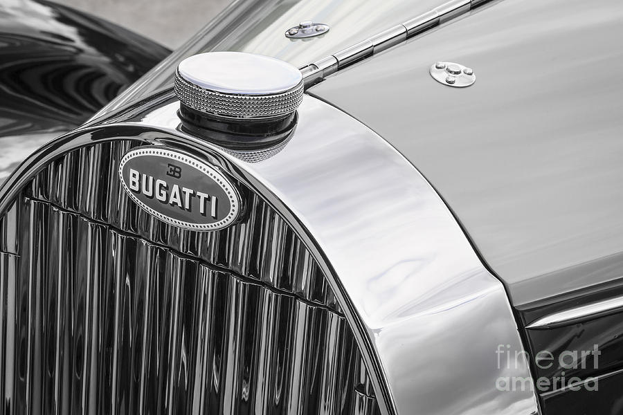 Vintage Photograph - 1938 Bugatti by Dennis Hedberg