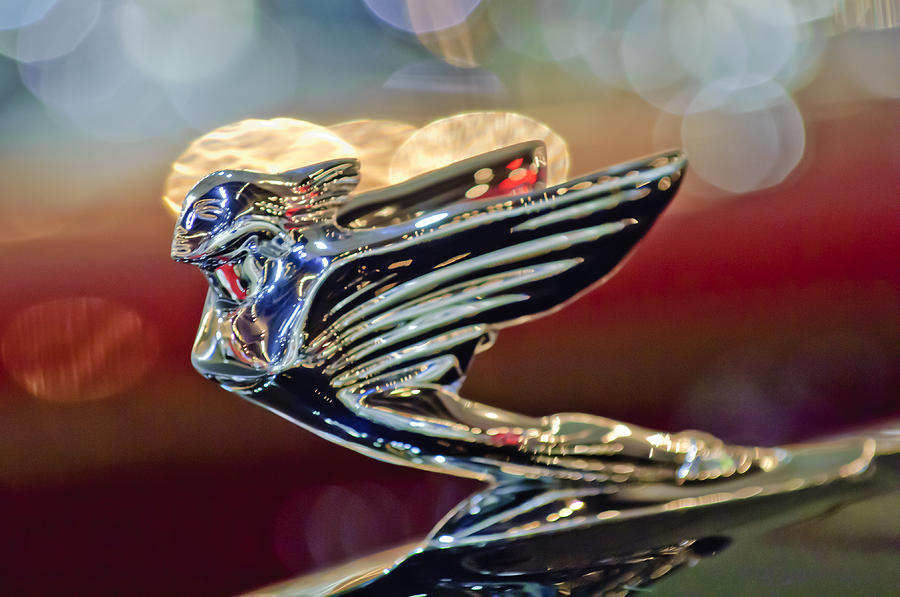 1938 Cadillac V-16 Sedan Hood Ornament Photograph by Jill Reger | Fine ...