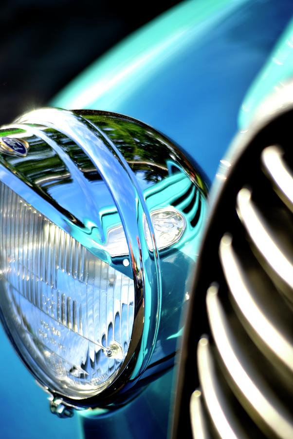 1938 Ford Bezel Photograph by Jerry Sodorff