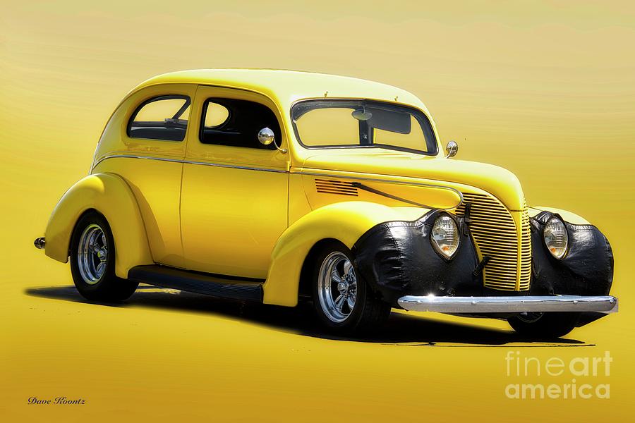 1938 Ford Deluxe Tudor Sedan Photograph by Dave Koontz - Fine Art America