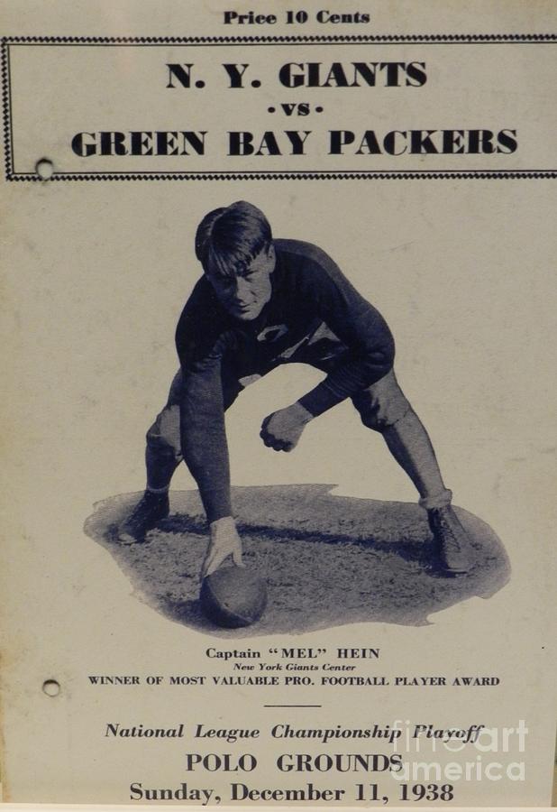 Chicago Bears Green Bay Packers Football Game Poster Vintage 1931