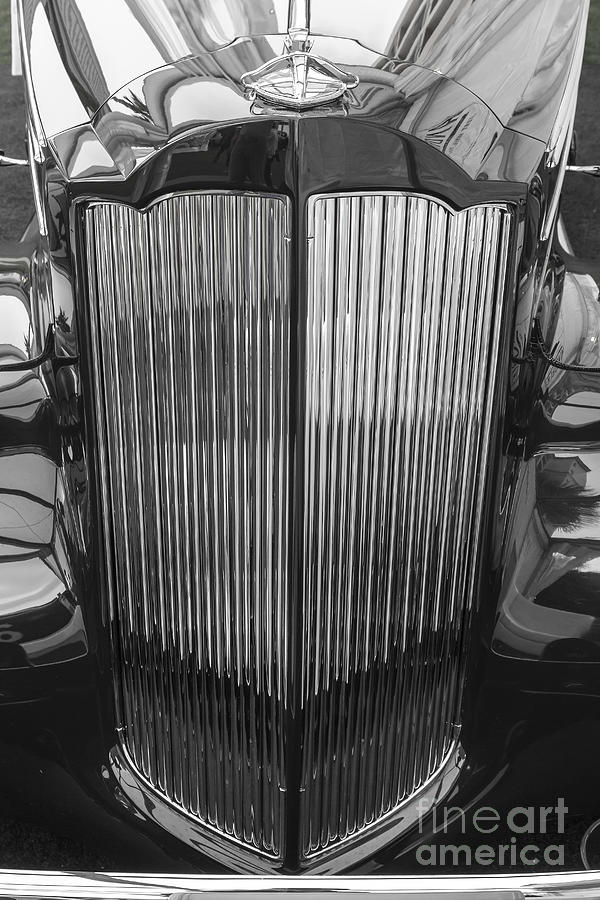 1938 Packard Grille Photograph by Dennis Hedberg