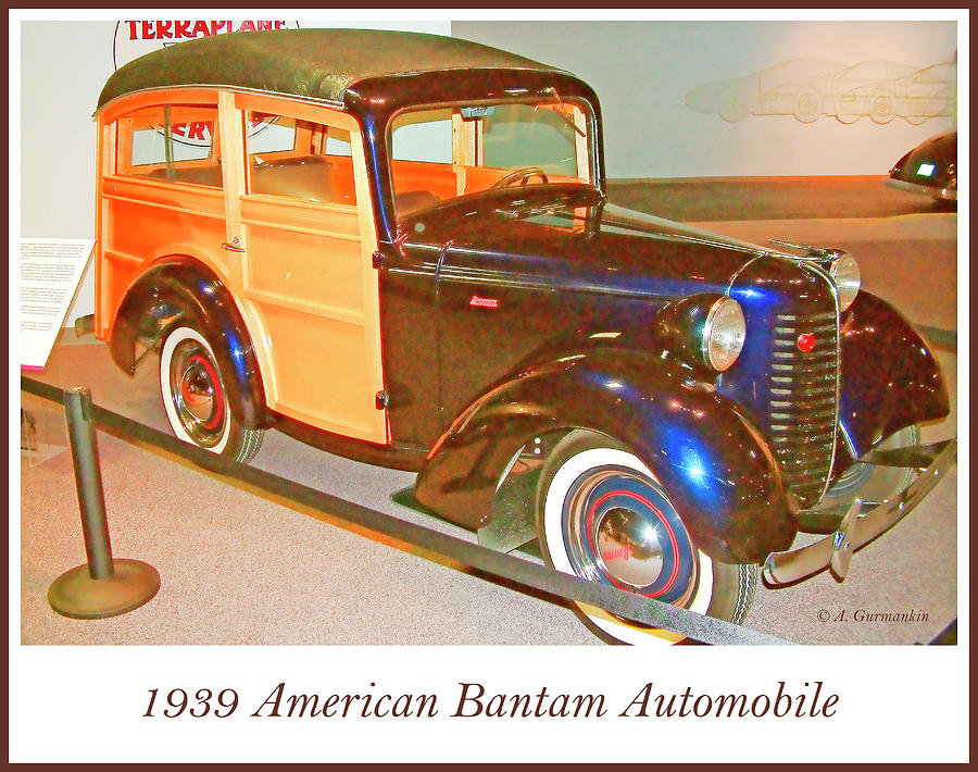 1939 American Bantam Automobile Photograph by A Macarthur Gurmankin