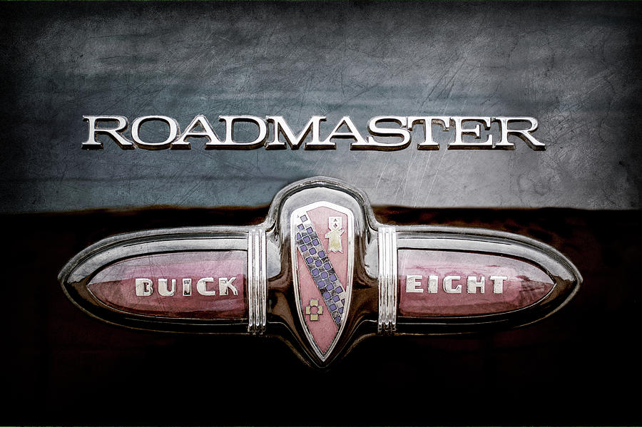 1939 Buick Eight Roadmaster Emblem -0101ac Photograph by Jill Reger