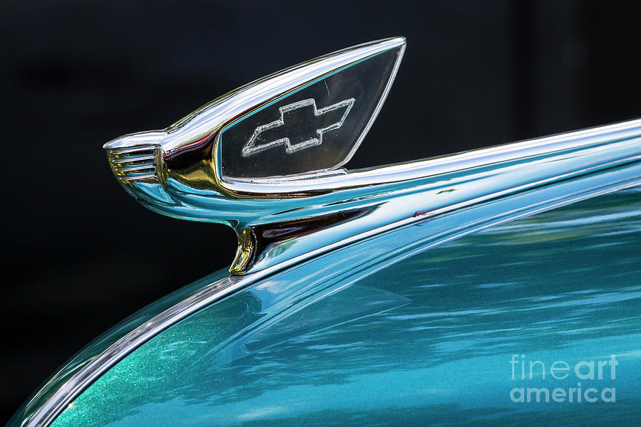 1939 Chevy hood Ornament Photograph by Dennis Hedberg
