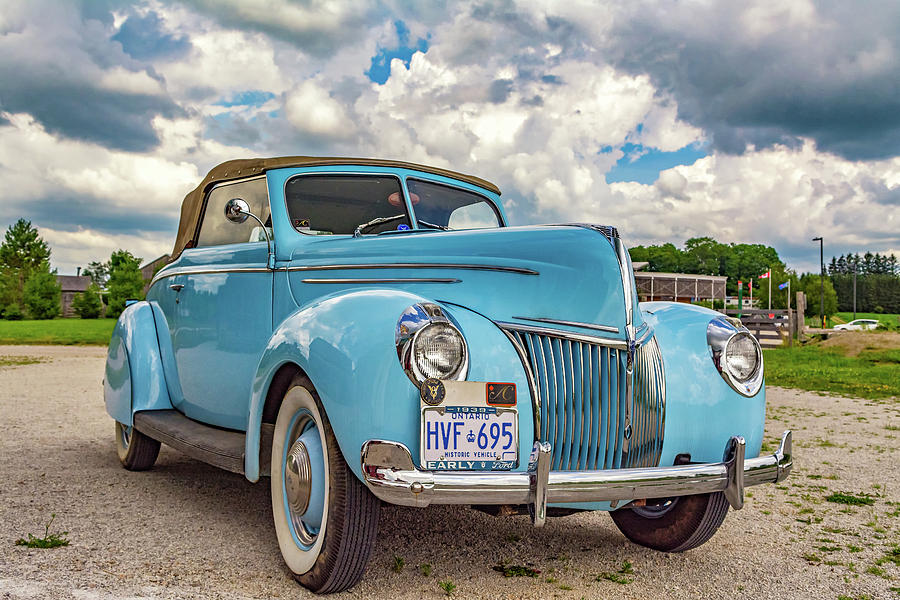 1939 Ford Deluxe Convertible Photograph by Steve Harrington