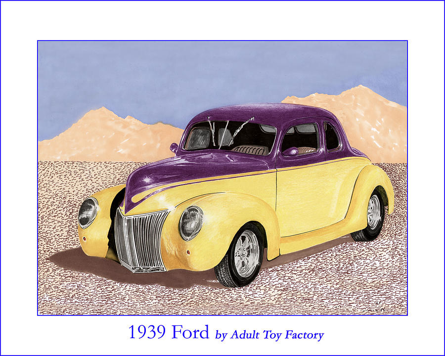 1939 Ford Deluxe Street Rod Painting by Jack Pumphrey