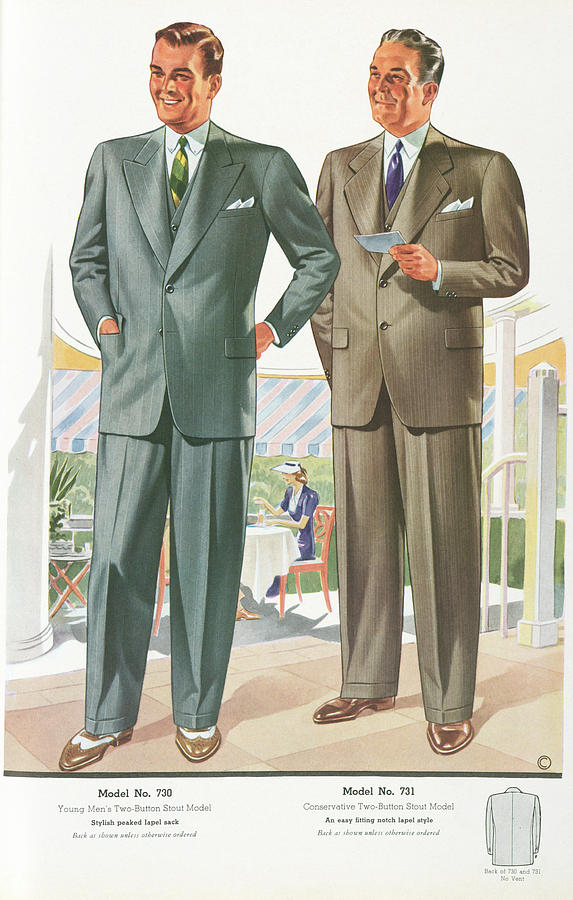 1939 Glicksman Mens Fashion 11 Photograph by Ricky Barnard | Fine Art ...