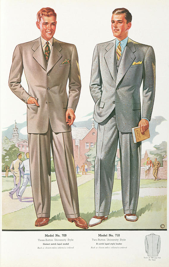 1939 Glicksman Mens Fashion 5 Photograph by Ricky Barnard - Fine Art ...