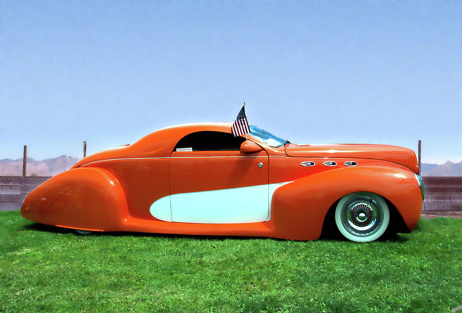 1939 Lincoln Zephyr Coupe Photograph by Greg Sigrist