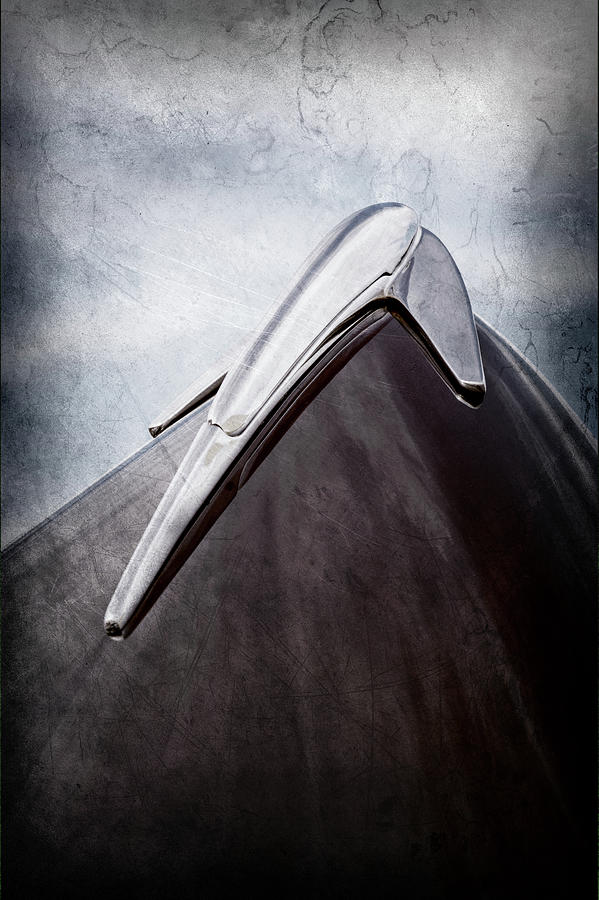 Transportation Photograph - 1939 Lincoln Zephyr Hood Ornament -0354ac by Jill Reger Transportation Photograph - 1939 Lincoln Zephyr Hood Ornament -0354ac by Jill Reger