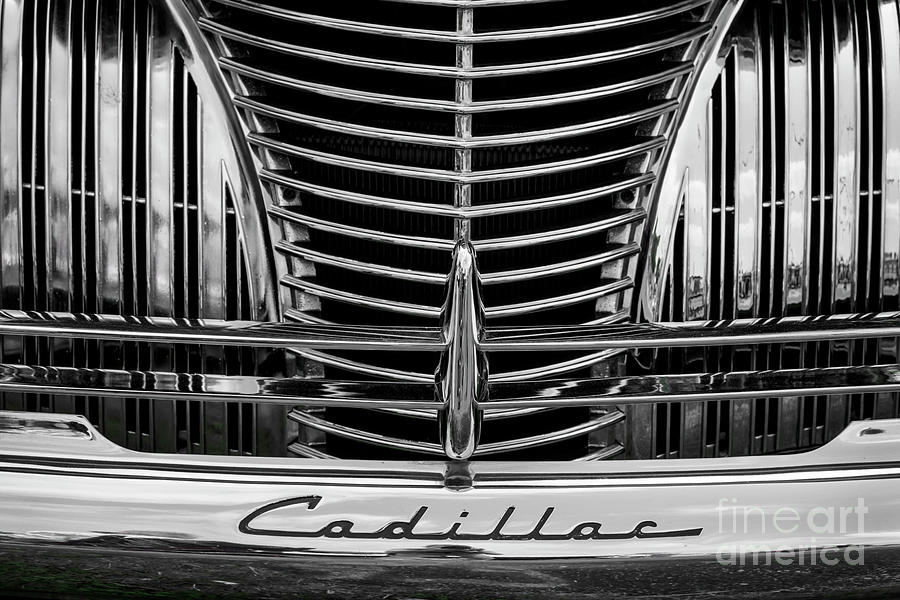 1940 Cadillac Grill Photograph by Dennis Hedberg