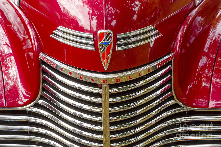 1940 Chevrolet Grill Photograph by Dennis Hedberg